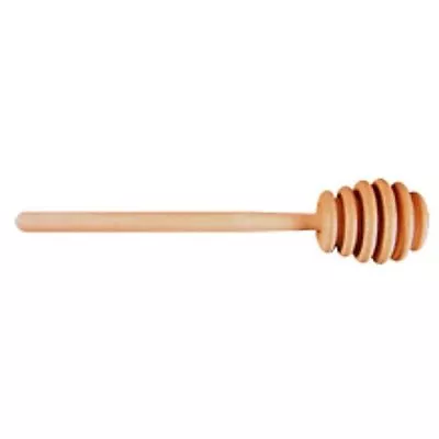 HONEY DIPPER Wooden Spoon Server Drizzler Honey Pot New Kitchen Utensil Dripper • £2.95