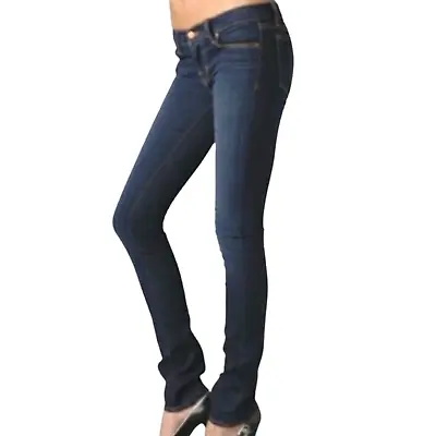J BRAND THE PENCIL Jeans Womens 28 Blue Stretch Denim Skinny Leg Style 912 LAP • $9.45