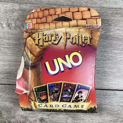 Harry Potter Uno Card Game Mattel 2000 Complete 110 Cards - 42797 • $20.99