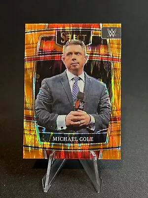 Michael Cole 2022 Panini Select WWE #100 Concourse Orange Flash Prizm • $1.50