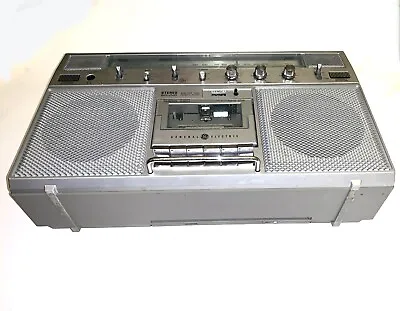 Vintage General Electric 3-5254A Boombox Ghettoblaster AM FM Cassette • $119