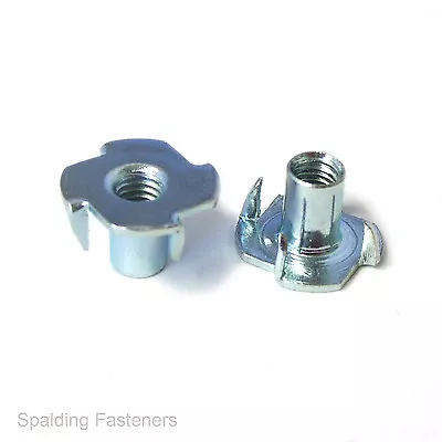 £2.12 • Buy Metric Coarse Zinc Plated Steel Captive Pronged Tee Nuts - M3 , M4, M5, M6 & M10