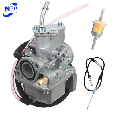 Carburetor For Yamaha Badger 80 YFM80 Moto 4 Champ 100 And Throttle Cable • $33.95