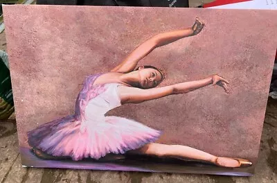 Ballet Dancer Canvas Wall Art • £5