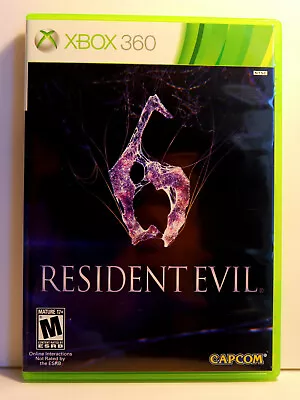 Resident Evil 6 (Microsoft Xbox 360 2012) With Original Case • $6