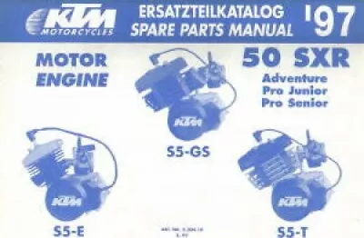 1997 KTM 50 SXR Engine Spare Parts Manual : 320410 • $9.74
