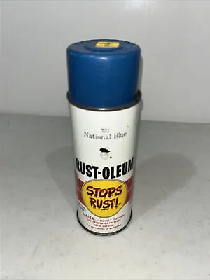 Vintage Rust Oleum Spray Paint Can National Blue 721 From 1973 • $35
