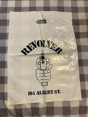 Vintage Plastic Bag Shopping Revolver Clothing Brisbane 1980s? • $15