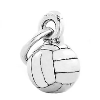 Sterling Silver 3D Small Volleyball Charm Or Pendant • $11.99