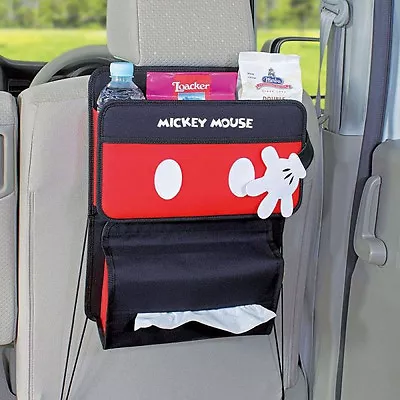 New Disney Mickey Mouse Seat Back Organizer Holder Storage Car Accessories • $27.54