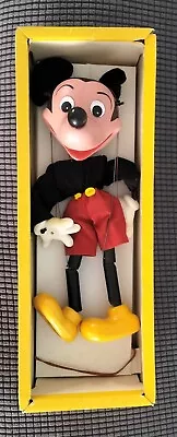 Vintage Pelham String Puppet  Mickey Mouse + Box & Original Instructions 1960's • £0.99