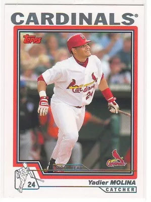 Yadier Molina First Year 2003 Topps Baseball #324 St. Louis Cardinals RC B1 • $30