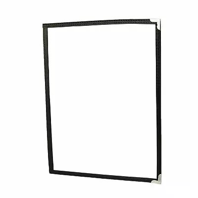 25 Pack Of Black Menu Covers - Single Page 2 Views Fits 10.25 X 14 Inch • $28.95