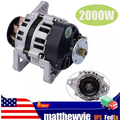 Tricycles Lighting Charging 2000W 220V Permanent Magnet DC Generator 4000rpm • $93.60
