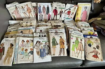 1950s To 1980s Vintage SIMPLICITY AND McCalls AND VOGUE Printed Pattern Lot • $10
