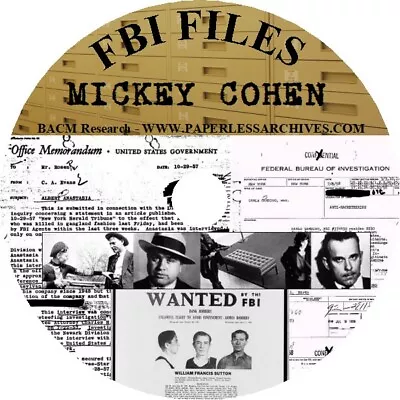 Mickey Cohen FBI Files • $12.95