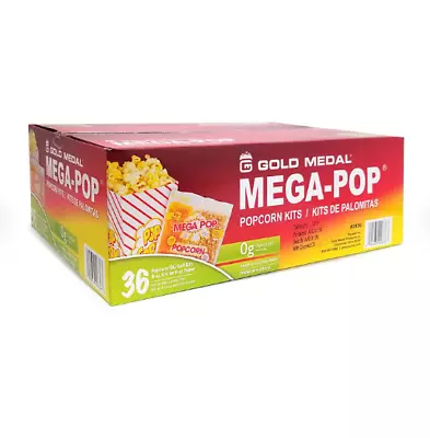Gold Medal Mega Pop Popcorn Kit (6 Oz. Kit 36 Ct.) FREE SHIPPING • $73