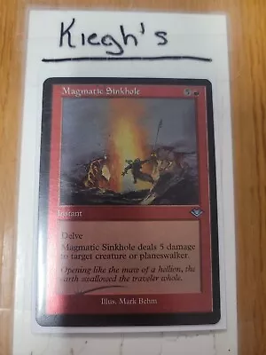 Mtg Magmatic Sinkhole *Retro Frame Etched Foil* • $1.19