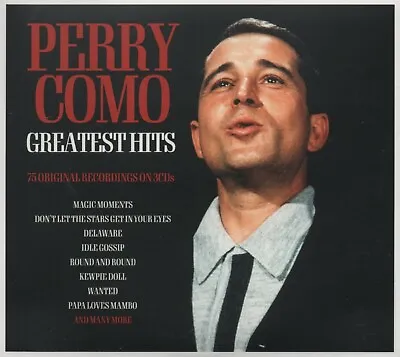 £5.95 • Buy Perry Como - Greatest Hits - 3 Cds - New & Sealed!!