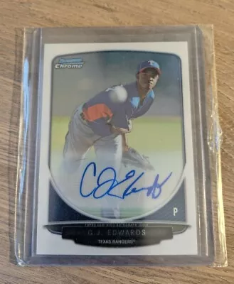 2013 Bowman Chrome C.J. Edwards #BCP-CE AUTO RC Rookie Cubs • $8.99