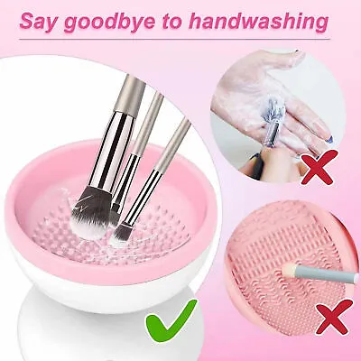 Electric Makeup Brush Cleaner Dryer Tool Automatic Cosmetic Brush USB Charging • $17.95
