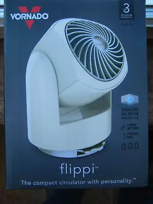NIB VORNADO Flippi V6 Personal Air Circulator Mini Fan CREAM  FREE S/H • $19.99