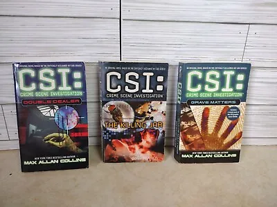 Lot Of 3 - CSI: Crime Scene Investigation Paperback Books - The Killing Jar + • $8.95