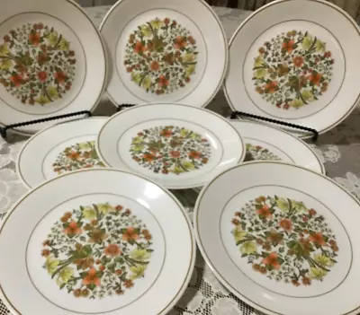 Set Of 4 Vintage 1970's Corelle Indian Summer Luncheon Plates 8 1/4  Retired • $25