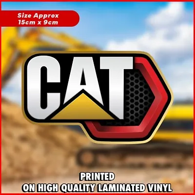 CATERPILLAR Diesel And Gas Logo  Laptop  Car  Decal Sticker 15cm X 9cm • $7.45