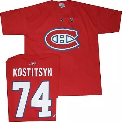 Montreal Canadiens Sergei Kostistyn Reebok Oversized Mens T Shirt Discount • $7.95