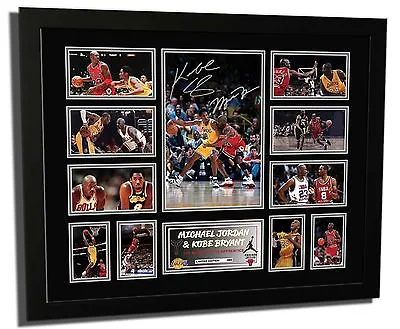 $109.99 • Buy Michael Jordan & Kobe Bryant Signed Limited Edition Framed Memorabilia