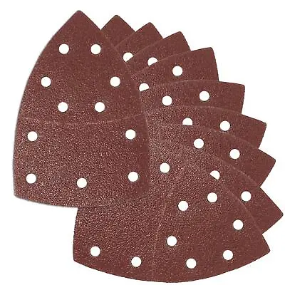 £8.99 • Buy 40-180 Grits Mouse Sanding Sheets Hook And Loop Sander Pads 11-Holes Sand Paper