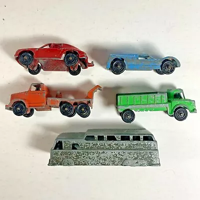 Tootsie Midgetoy Diecast Metal Cars & Bus Lot - Tow Truck • $8.75