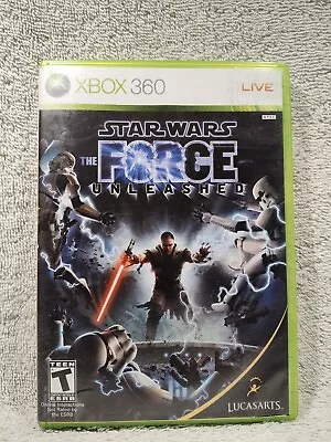 Star Wars: The Force Unleashed (Xbox 360 2008) *Great Condition* FREE SHIPPING! • $14.99