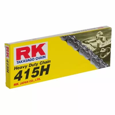 RK Heavy Duty Motorcycle Bike Drive Chain 415 H (HSB) 120 Links With Split Link • £12.07
