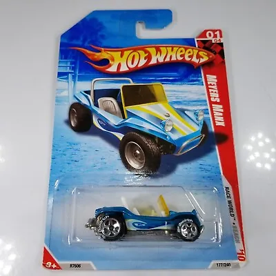 Hot Wheels Meyers Manx Blue 2010 #177 Race World Beach #1 Walmart Exclusive New • $13.22
