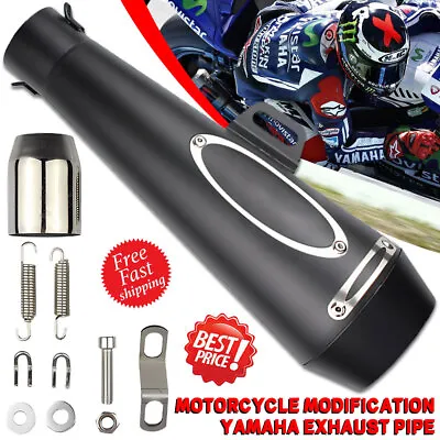 Motorcycle Exhaust Muffler Pipe M4 DB Killer Slip On Exhaust For GSXR 750 YZF R6 • $35.99