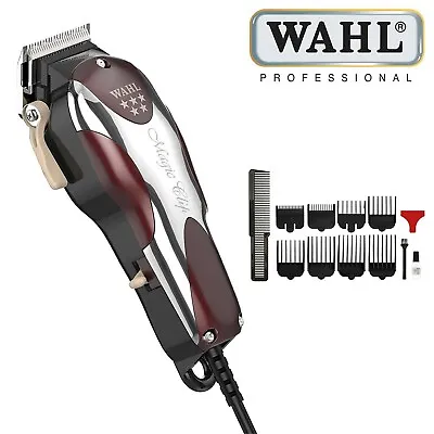 Wahl Professional Corded Magic Clip Hair Clipper With Adjustable Blade 8451-830 • £62.99