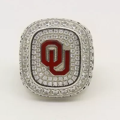 One Of Kind Dazzling Custom Oklahoma Sooners 2015 Big 12 Championship Men Ring • $540.13