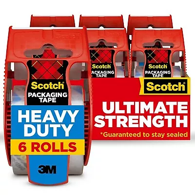 Scotch Heavy Duty Shipping Packing Tape With Dispenser 1.88 W X 22 Yds. 495492 • $20.48