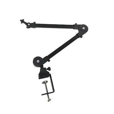 Microphone Boom Arm Mic Stand Desk Mounted Sturdy Universal For Studio Audio • £13.96