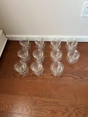 11 Vintage Shrimp/Cocktail/caviar Glasses Ice Cups Chili Servers With Inserts • $100