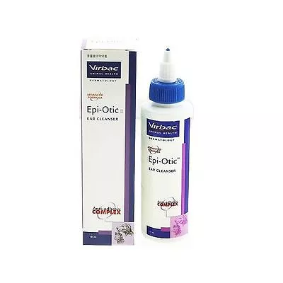 PET Dog Cat Epi-Otic Ear Cleanser Virbac Vet 125ml Animal Health Dog Cat PET • $23.48