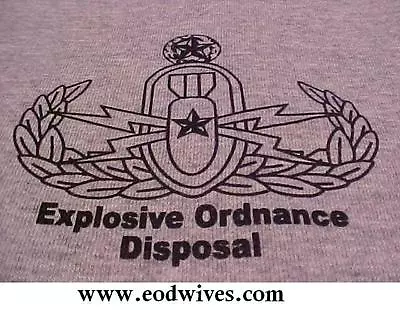 New Bomb Disposal Shirt W/master Eod Badge Size Xl • $15.99