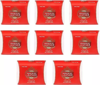 32 Bars Imperial Leather Bar Soap Original Classic Cleansing Bar Multipack 4x8 • £21.99