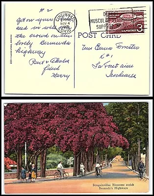 1960 US Postcard - Cincinnati Ohio To La Fontaine Indiana U15 • $2.99