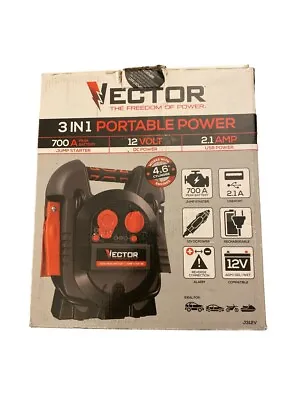 Vector 700a Peak 3 In 1 Portable Power And Jump Starter • $44.99
