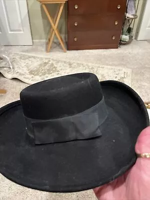 Lancaster Women’s Felt Hat With Bow / Sonni / Black / San Francisco • $29.99