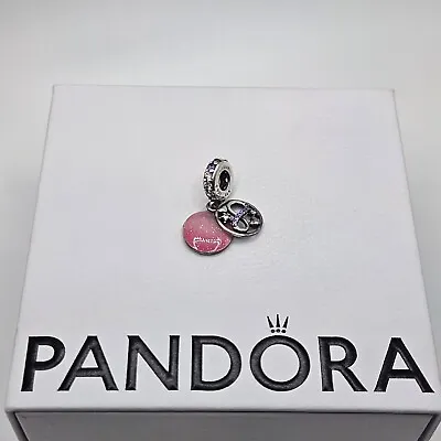 Genuine Pandora Enamel Infinity Hearts & Stars Dangle Charm ALE 925 #798829C01 • £26