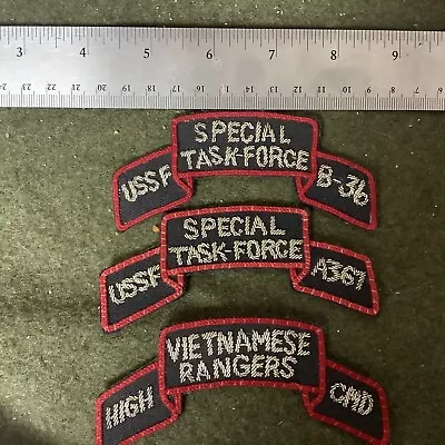 US Army Vietnam War Bullion Patch Set ( Special Forces - Rare) • $100